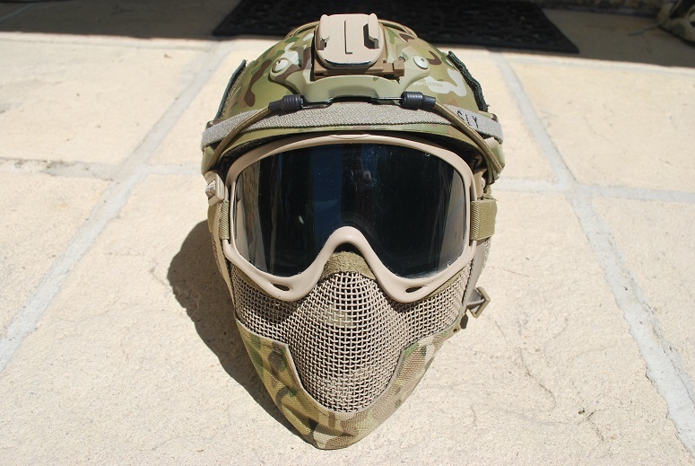Montage casque Emerson MULTICAM